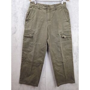Vintage Gap Cargo Pants Y2K Baggy Heavyweight Utility Men 32x27.5 Gray Canvas
